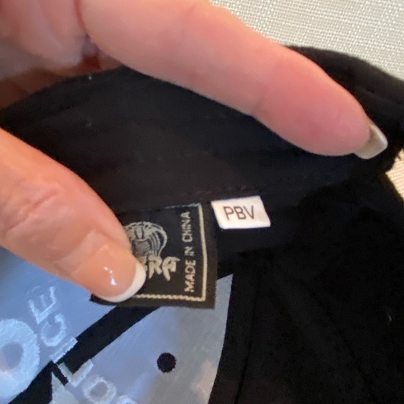 Cobra Police K9 Black Unisex Cap w White Embroidery /Adjustable - Picture 7 of 9